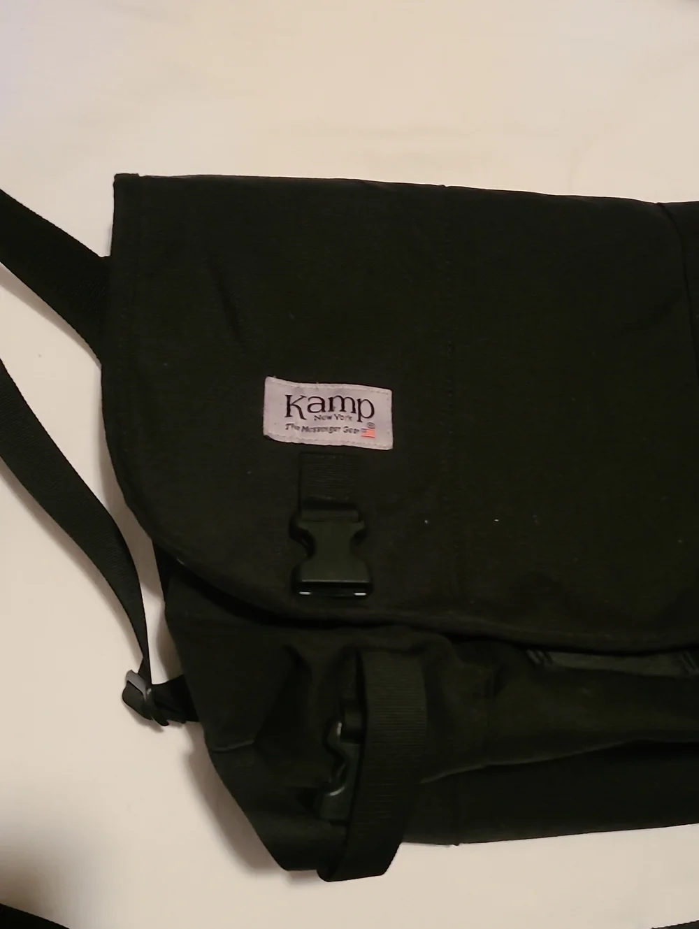 Kamp New York The Messanger Gear, Black USA Cordura Plus Bag Pack